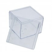 10 Adet 5x5cm Kapaklı Mika Kutu - 3