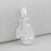 Boks Eldiveni Tasarımlı 925 Ayar Gümüş Kolye Ucu Büyük Boy thumbnail 4