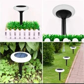 1 Adet Güneş Enerjili, Çok Kaliteli, 5 Watt Beyaz Işık Solar Led Çim, Çiçek, Bahçe, Ağaç Armatürü - 2