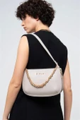 ZİNCİR DETAYLI GRİ KADIN KOL ÇANTASI 011-2Y4 thumbnail 5