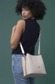BENETTON BEJ KADIN ÇAPRAZ ÇANTA 1298-2Y4 - 1