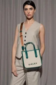KADIN YEŞİL EL ÇANTASI 125-2Y4 thumbnail 1
