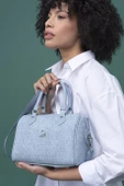 BENETTON MAVİ KADIN EL ÇANTASI 1287-2Y4 thumbnail 1