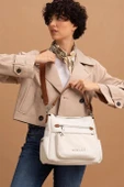 FERMUARLI BEJ KADIN ÇAPRAZ ÇANTA 029-2Y4 thumbnail 1
