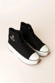 TOPUKLU CONVERSE SİYAH KADIN  AYAKKABI 30100-3114-2Y3 - 4