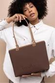 BENETTON KAHVE CAMEL KADIN KOL ÇANTASI 1422-2K5 - 2
