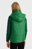 KAPÜŞONLU KISA BENETTON KADIN YELEK 23409-2K5 - 5