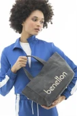 BENETTON GRİ KADIN EL ÇANTASI 1102-2Y5 thumbnail 2