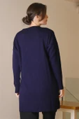 SIFIR YAKA UZUN KOLLU LACİ KADIN TUNİK 6152-2K5 thumbnail 5