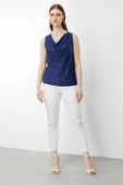 Degaje Yaka Simli Laci Kadın Bluz 51345-2Y5 - 2