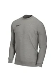 Nike M Nk Flc Park20 Crew CW6902-063 Gri Erkek Siyah Sweatshirt - 1
