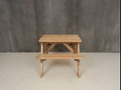iAhşap Bank Ahşap 2 kişilik 50x70 cm no 4 - 5