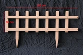 100x30 cm Bahçe Çiti Çim Çiçek Bahçesi Ahşap çiti Peyzaj yolu Çiti Ahşap - 4