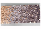 Resim Ahşap Duvar Tablo, Ahşap Duvar Dekoru, Ahşap Mozaik, Ahşap Duvar Sanatı - 3