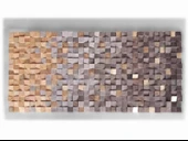 Resim Ahşap Duvar Tablo, Ahşap Duvar Dekoru, Ahşap Mozaik, Ahşap Duvar Sanatı - 5