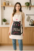 I Meow You Mutfak Önlüğü Kedi Desenli, Sıvı Geçirmez Sevimli Tasarım - 4