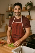 Chef Dady Sıvı Geçirmez Mutfak Önlüğü Leke Tutmaz, Sıvı Geçirmez, Kolay Temizlenebilir Önlük - 10