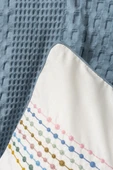 Cotton Box Aura Çift Kişilik Pike Takımı Pebble indigo - 2