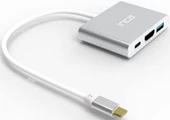 Inca ITPC-04T Tip-C=>Hdmi+USB3.0+Pd(100W) Çevirici (Giriş:Usb Type-C => Çıkış:Hdmi+Usb3.0+Pd) - 2