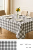 Mira Home Kareli Masa Örtüsü Sofra Bezi 160X220 Cm Rustik - 3