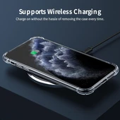 iPhone 11 Pro Uyumlu Darbe Önleyici Sararmaya Dayanıklı Airbag Korumalı Ultra Slim TPU Şeffaf Silikon Kılıf - 5