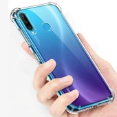 Huawei P40 Lite E Uyumlu Darbe Önleyici Sararmaya Dayanıklı Airbag Korumalı Ultra Slim TPU Şeffaf Silikon Kılıf - 4