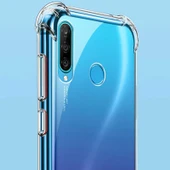 Huawei P40 Lite E Uyumlu Darbe Önleyici Sararmaya Dayanıklı Airbag Korumalı Ultra Slim TPU Şeffaf Silikon Kılıf - 8