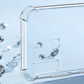 Huawei P40 Lite E Uyumlu Darbe Önleyici Sararmaya Dayanıklı Airbag Korumalı Ultra Slim TPU Şeffaf Silikon Kılıf - 5