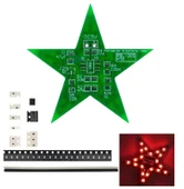 DC 5V Beş Köşeli Yıldız Led Işık Hobi Devresi DIY Lehimleme Kiti - Demonte(Montesiz) thumbnail 6