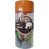 C Toys Vahşi Hayvanları Set Silindir Kutulu - 1