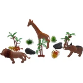 C Toys Vahşi Hayvanları Set Silindir Kutulu - 2