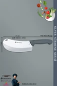 Sürmene Silver Serisi Gri Sap Mutfak Bıçak Seti Pide Börek Pizza Salata Bıçağı (srm-014) - 2