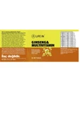 Life In Ginseng & Multivitamin Tablet – Zihinsel ve Fiziksel Enerji Desteği, 60 Tablet thumbnail 2