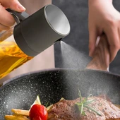 250 ML Kulplu Cam Yağ Limon Sos Spreyi Yağ Şişesi Yağdanlık Zeytinyağı Limon Püskürtücü - 4