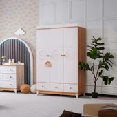 ALVİN 3 KAPILI DOLAP - MEŞE - 1