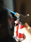 Pürmüz Çakmak Kapaklı 1300 Derece Gazlı Pürmüz Çakmak Alev Isı Tabancası - 3