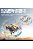 Katlanabilir Mini BK2 Drone Optik Akışlı LED Işıklı Tek Tuş Kalkış Katlanabilir Tasarım RC Uzaktan Kumandalı DRONE - 1