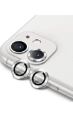 Iphone 11/12/12 Mini Uyumlu Kamera Koruyucu Lens Mercek Metal Çerçeveli 2li Set - 2