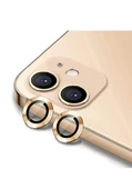 Iphone 11/12/12 Mini Uyumlu Kamera Koruyucu Lens Mercek Metal Çerçeveli 2li Set - 3