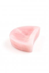 Pembe Kuvars Doğal Taş İçi Oyuk Parça - 1