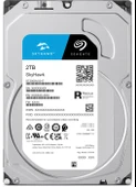 Seagate Hdd 3.5 2Tb Skyhawk 256Mb SATA3 6Gbit/sn ST2000VX017 7/24 Guvenlık Diski - 1