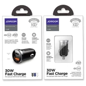Joyroom 30W Mini PD+QC3.0 Çift Bağlantı Hızlı Araç Şarj Cihazı - 1