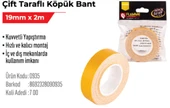 Çift Taraflı Köpük Bant 19mm x 2m - 1