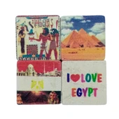 Mısır Temalı Dörtlü Taş Magnet thumbnail 1