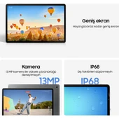 Galaxy Tab S10 FE 8GB 128GB SM-X520 Gri Tablet (Samsung Türkiye Garantili) - 4