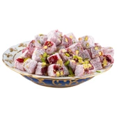 Hindistan Cevizi Kaplı Çifte Kavrulmuş Duble Antep Fıstıklı Narlı Lokum 150 Gr - 3