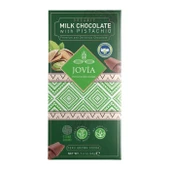 Jovia Organik Sütlü Çikolata - Antep Fıstıklı 40gr - 1