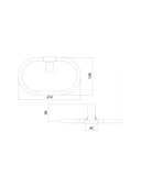 Tema Banyo Premium Yuvarlak Havluluk 71008 - 2