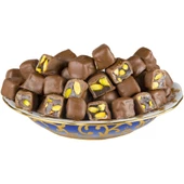 Çikolatalı Duble Antep Fıstıklı Lokum 150 Gr - 3