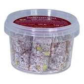 Hindistan Cevizi Kaplı Çifte Kavrulmuş Duble Antep Fıstıklı Narlı Lokum 150 Gr - 1